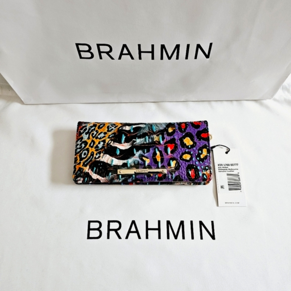 NWT Brahmin Stampede Melbourne Ady Wallet - Picture 10 of 15